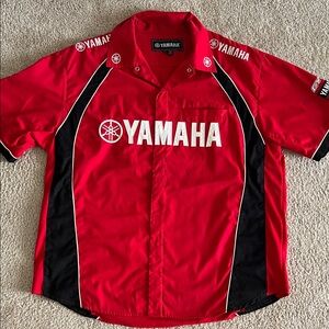 Yamaha Red and Black Pit Shirt